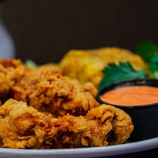 Mofongo de Chicharron de Pollo