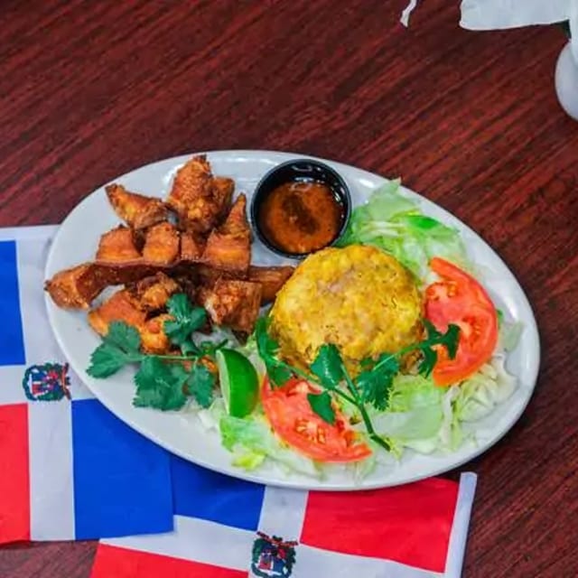 Mofongo de Chicharron.